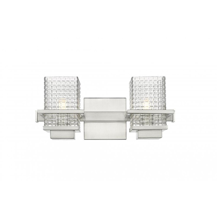 Innovations Wellfleet 2 Light L-LED Bath Vanity, Satin SN