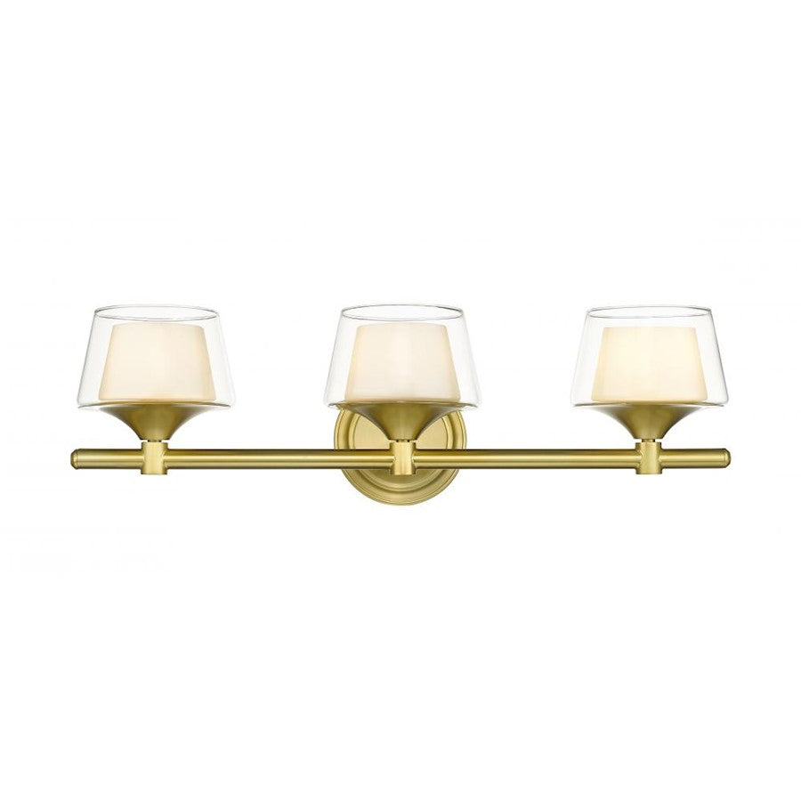 Innovations Lighting Laguna 3 Light Bath Vanity, Gold