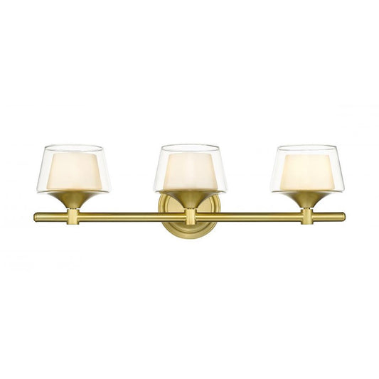 Innovations Lighting Laguna 3 Light Bath Vanity, Gold
