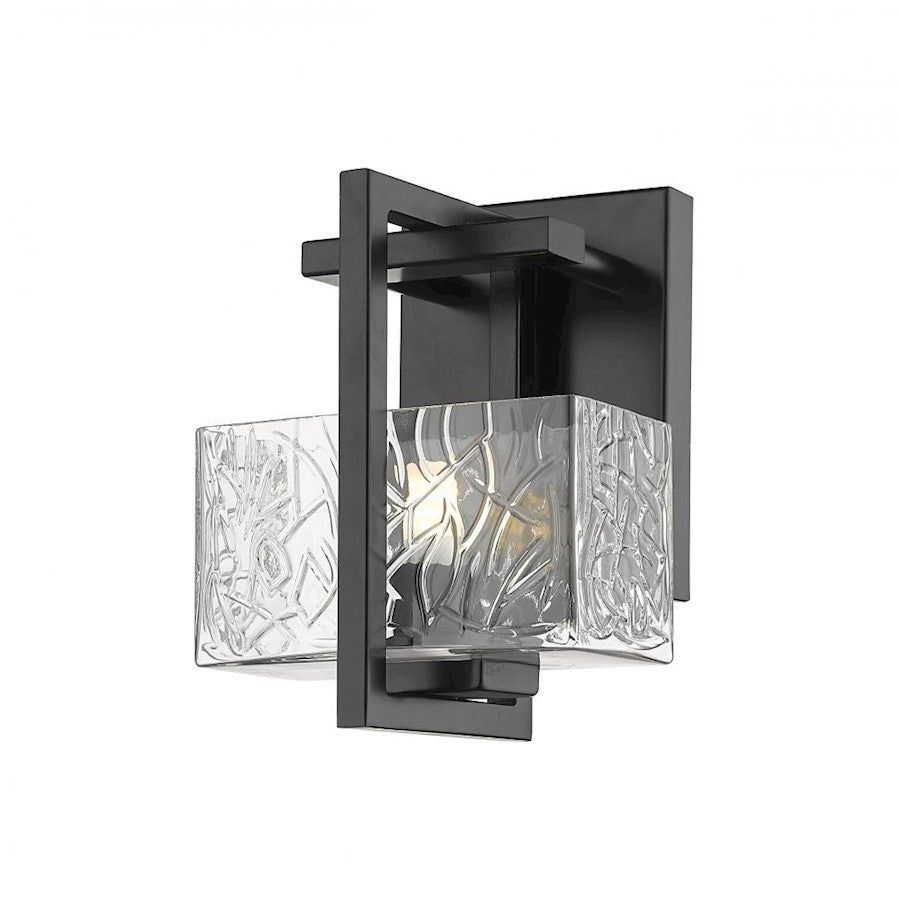 Innovations Lighting Striate 1 Light L-LED Wall Sconce, Black