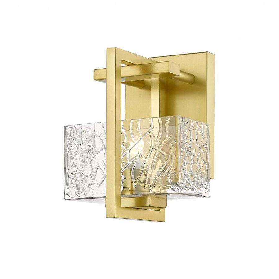Innovations Striate 1 Light L-LED Wall Sconce, SG