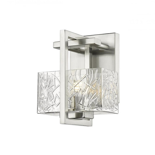 Innovations Striate 1 Light L-LED Wall Sconce, Satin SN