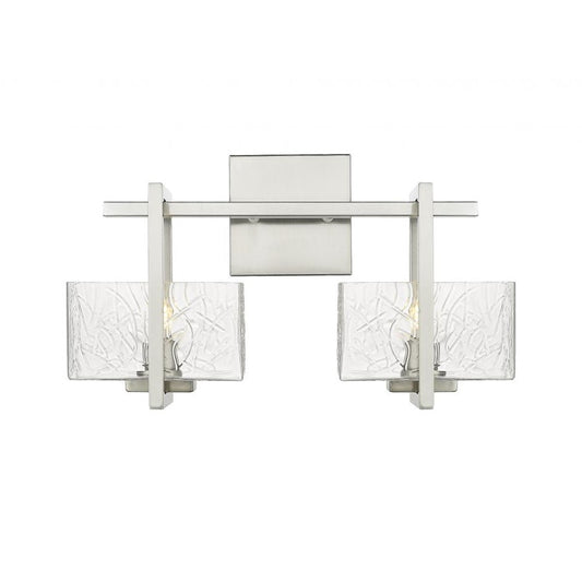 Innovations Lighting Striate 2 Light Bath Vanity, Satin SN