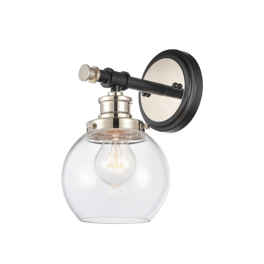 Innovations Saybrook 6" 1-L LED Sconce 1W G3402, BKN 1W