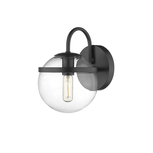 Innovations Auralume Sands 6" 1 Light L-LED Wall Sconce, BK