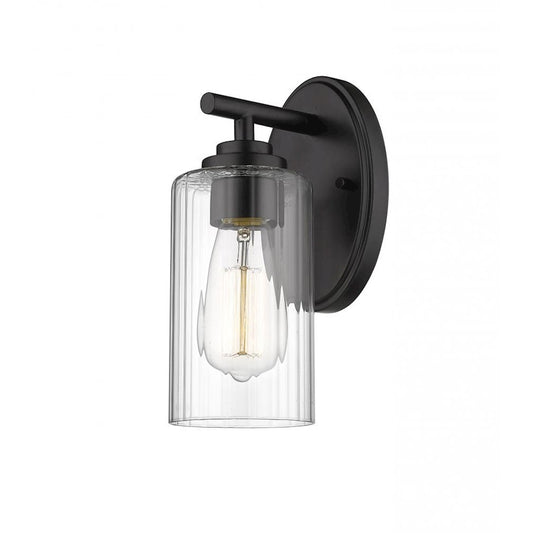 Innovations Auralume Ice 6" 1 Light L-LED Wall Sconce, BK