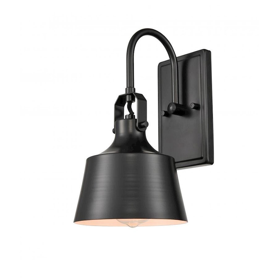 Innovations Lighting Auralume Provin 1 Light Sconce, Black/Black