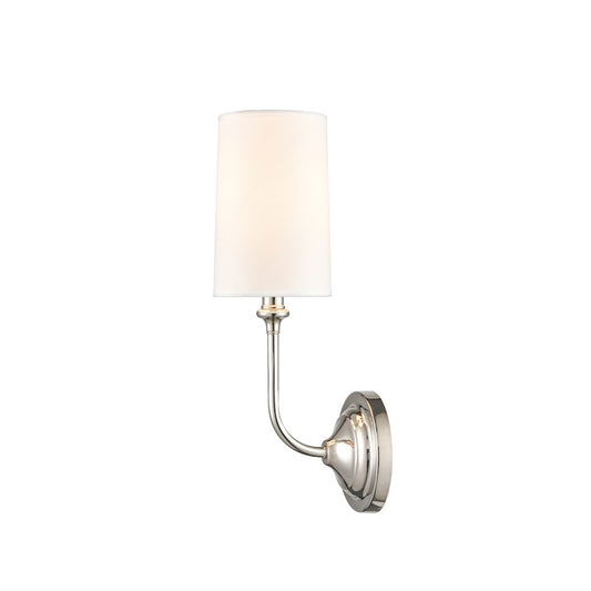 Innovations Lighting Giselle 1 Light Sconce, PN/Off-White