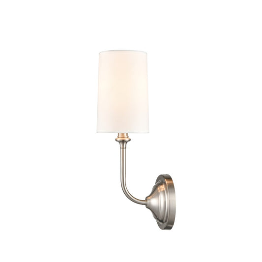 Innovations Lighting Giselle 1 Light Sconce, SN/Off-White