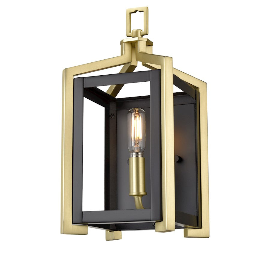 Innovations Lighting Wiscoy 1-Lt 6" Wall-Mount Sconce, BSB
