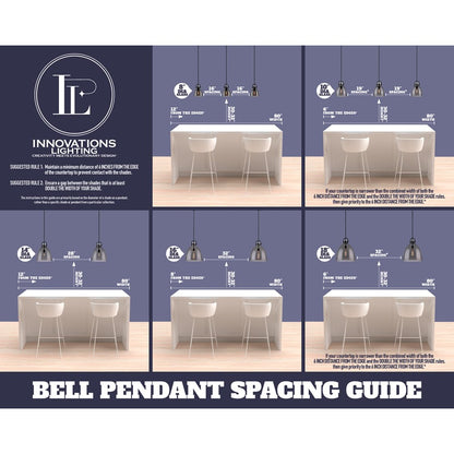 Innovations NB 1Lt 16" Stem Arch Pendant, CBZ/SD