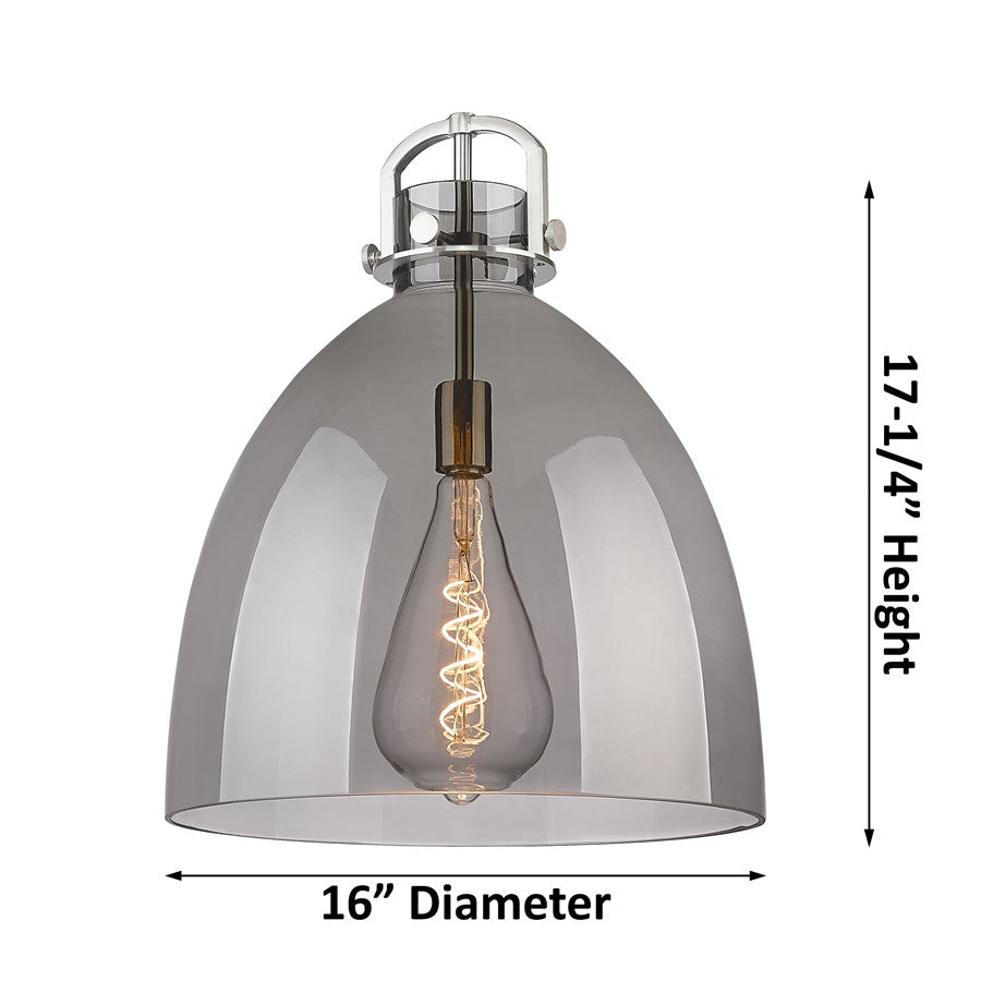 Innovations NB 1Lt 16" Stem Arch Pendant, CBZ/SD