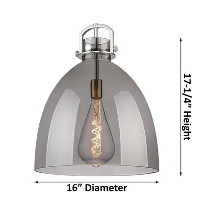 Innovations NB 1Lt 16" Stem Arch Pendant, CBZ/SD