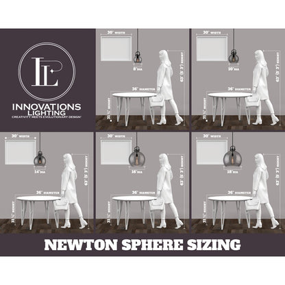 Innovations NS 10" Stem Arch Mini Pendant, CBZ/SD