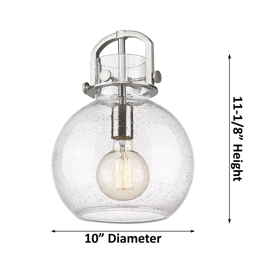 Innovations NS 10" Stem Arch Mini Pendant, CBZ/WH