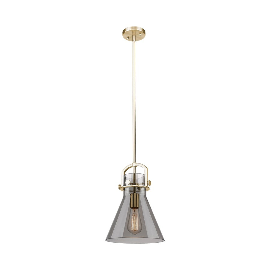 Innovations NC 10" Stem Arch Mini Pendant, CBZ/SM - 410-1SM-CB-G411-10SM