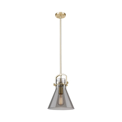 Innovations NC 10" Stem Arch Mini Pendant, CBZ/SM - 410-1SM-CB-G411-10SM