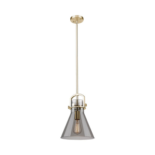 Innovations NC 10" Stem Arch Mini Pendant, CBZ/SM - 410-1SM-CB-G411-10SM