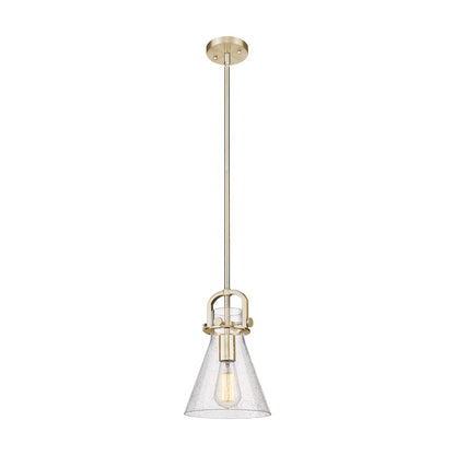 Innovations Newton Cone 8" Stem Arch Mini Pendant, CBZ/SD - 410-1SS-CB-G411-8SDY