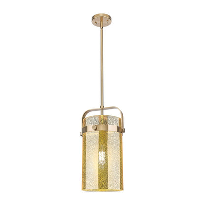 Innovations Pilaster 1Lt 8" Stem Mini Pendant, CBZ/MC - 413-1SM-CB-G413-1S-8ME