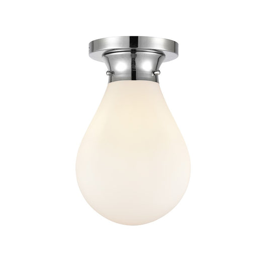 Innovations Genesis 12 Flush, P Chrome, White/Globe