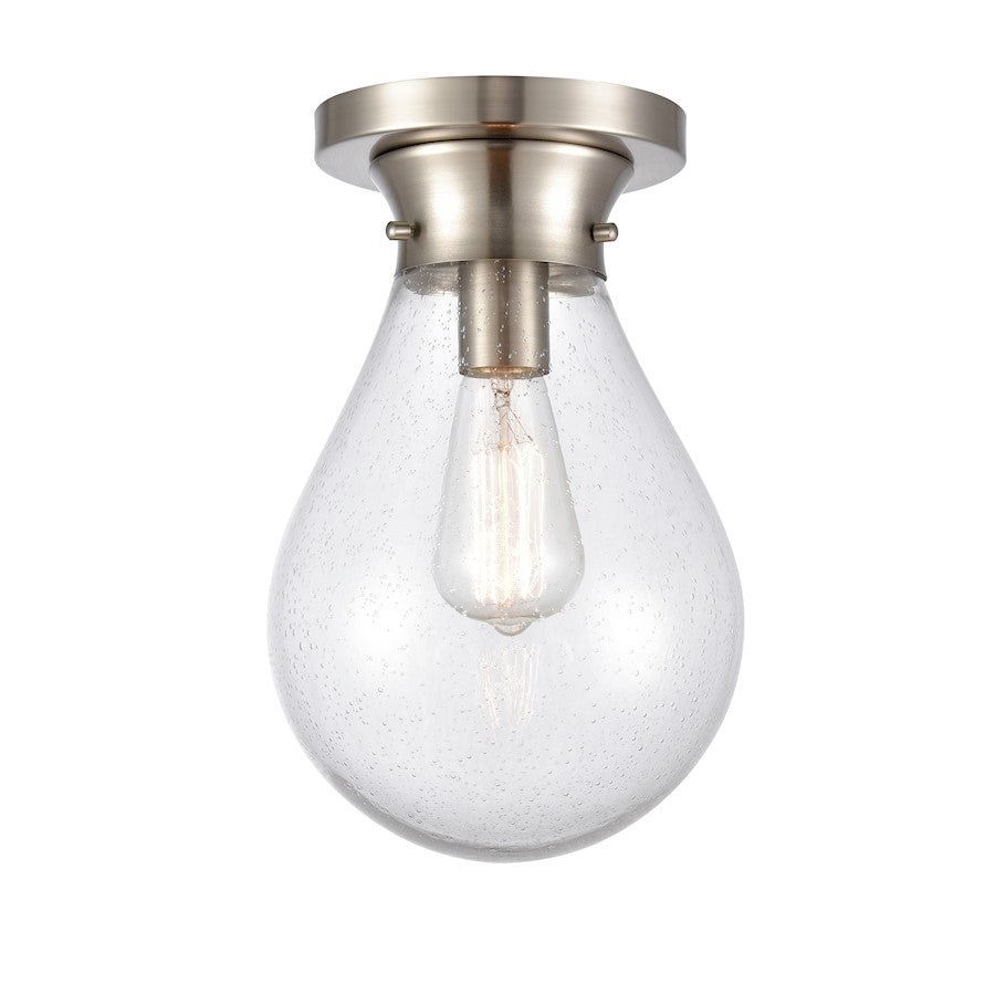 Innovations Genesis 12 Flush, Satin Nickel Seedy/Globe