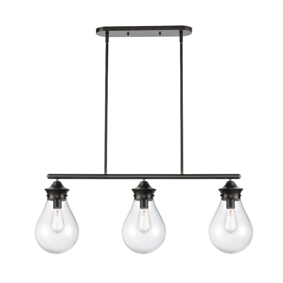 Innovations Genesis 3 Light Island, Black Trans/Globe