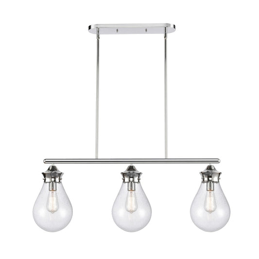 Innovations Genesis 3 Light Island, P Chrome, Seedy/Globe