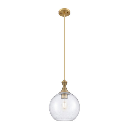 Innovations Astor 1Lt 10" Cord Mini Pendant, BB/Seed - 415-1P-BB-G124-10