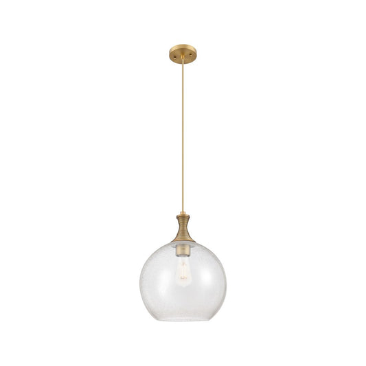 Innovations Astor 1Lt 12" Cord Mini Pendant, BB/Seed - 415-1P-BB-G124-12
