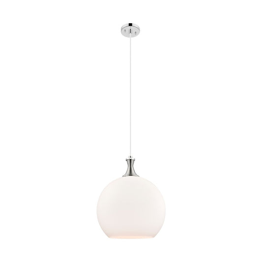 Innovations Astor 1Lt 14" Cord Pendant, PN/White - 415-1P-PN-G121-14
