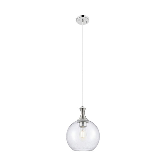Innovations Astor 1Lt 10" Cord Mini Pendant, PN/Seed - 415-1P-PN-G124-10