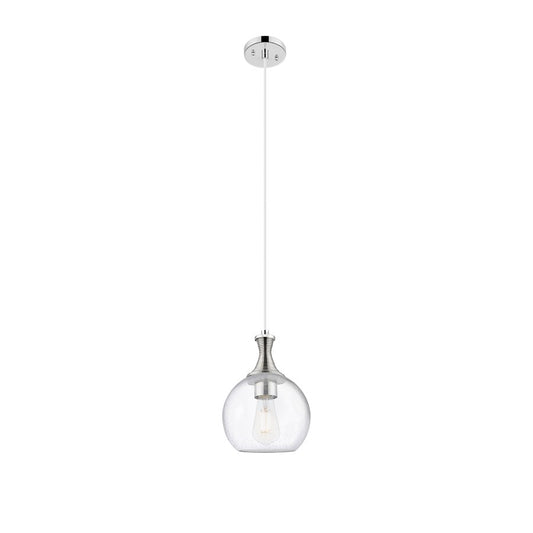 Innovations Astor 1Lt 8" Cord Mini Pendant, PN/Seed - 415-1P-PN-G124-8