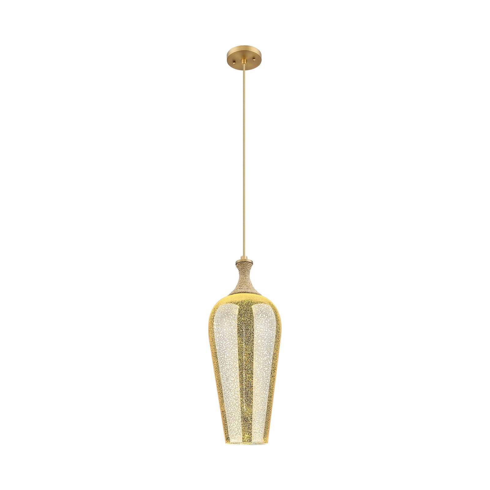 Innovations Chelsea 10in 1-Light Mini Pendant | Industrial Brushed Brass and Matte White Glass | Kitchen Island & Dining | Model 415-1PR-BB-G456-8ME