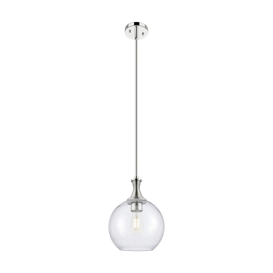 Innovations Astor 1Lt 10" Stem Mini Pendant, PN/Seed - 415-1S-PN-G124-10