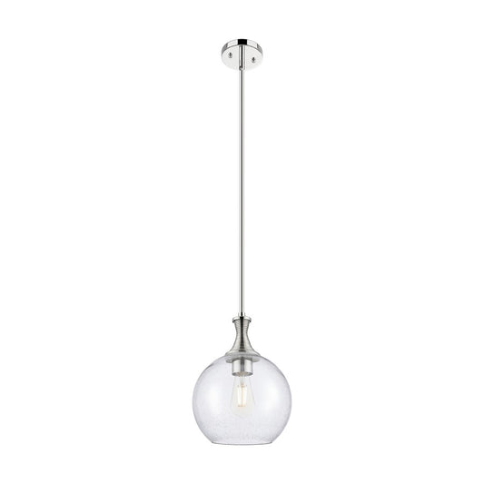 Innovations Astor 1Lt 10" Stem Mini Pendant, PN/Seed - 415-1S-PN-G124-10