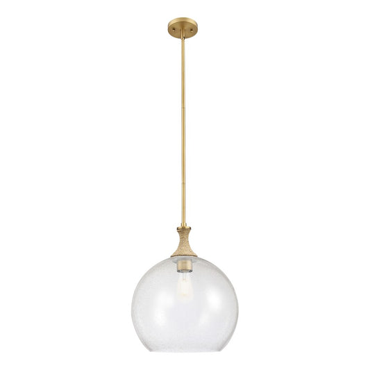 Innovations Astor 1Lt 14" Stem Pendant, BB/BRSD - 415-1SR-BB-G124-14