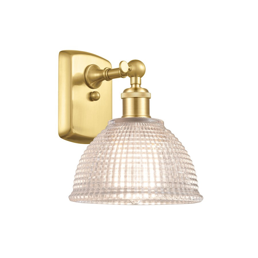 Innovations 422-1F-SN-10Cl-LED Luna Flush Mount, S NKL/CLR