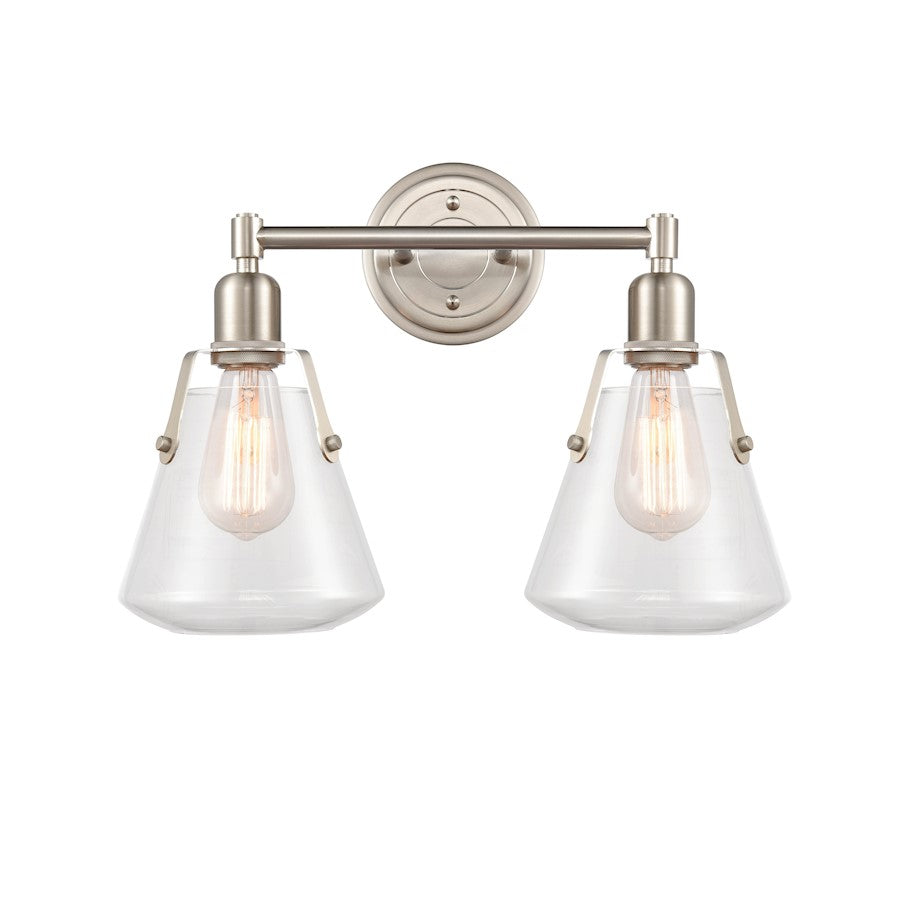 Innovations 2W 422-2W-SN-7CL Luna Bath, S nickel/Clear