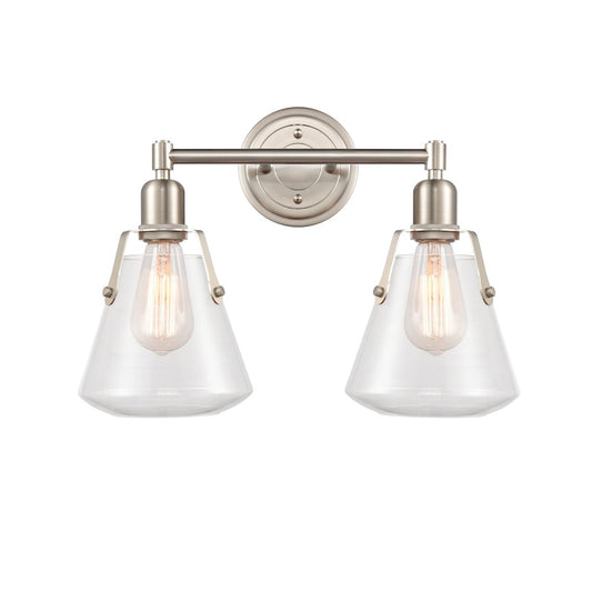 Innovations 2W 422-2W-SN-7Cl-LED Luna Bath, S nickel/Clear