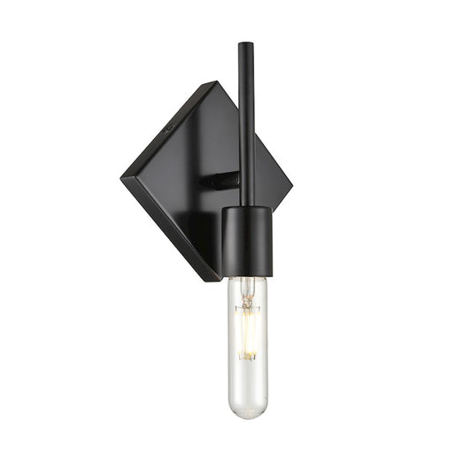 Innovations 1W 425-1W-BK-T10LED Mia Sconce, Matte Black- 425-1W-BK-T10LED