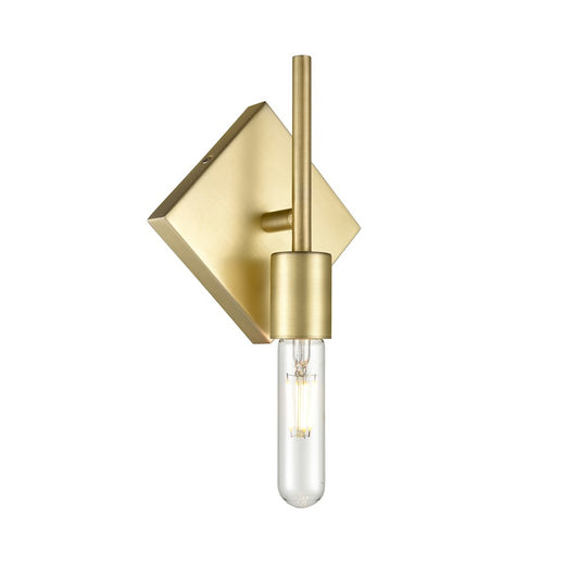 Innovations 1W 425-1W-SB-T10LED Mia Sconce, Satin Brass- 425-1W-SB-T10LED