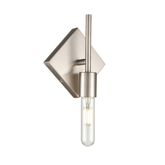 Innovations 1W 425-1W-SN-T10LED Mia Sconce, Satin nickel- 425-1W-SN-T10LED