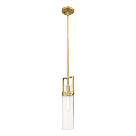 Innovations Utopia 1 Lt 15" Stem Pendant, BB/Clear