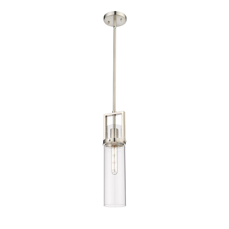 Innovations Utopia 1 Lt 15" Stem Pendant, SN/Clear