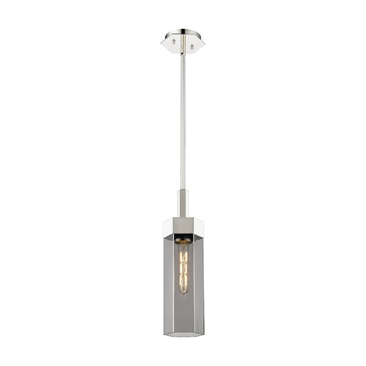 Innovations Claverack 1 Lt 14" Stem Pendant, PN/P Smoke