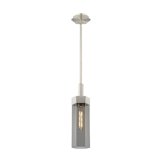 Innovations Claverack 1 Lt 14" Stem Pendant, SN/P Smoke