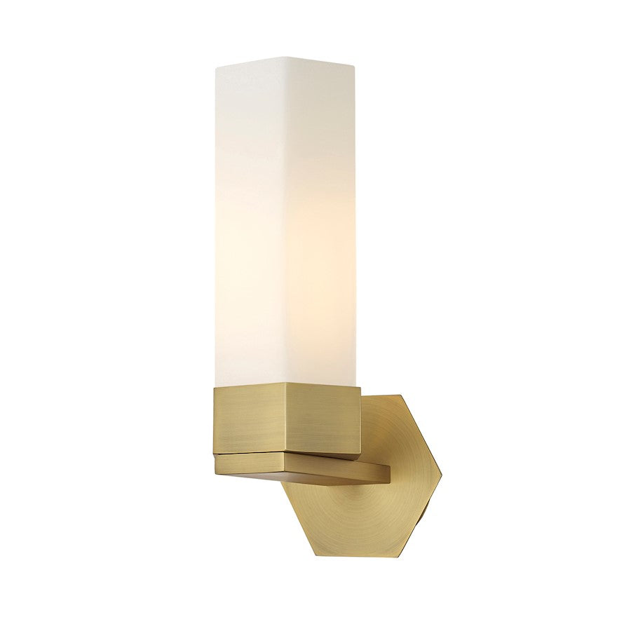 Innovations Claverack 1 Lt 14" Wall Sconce, BB/White