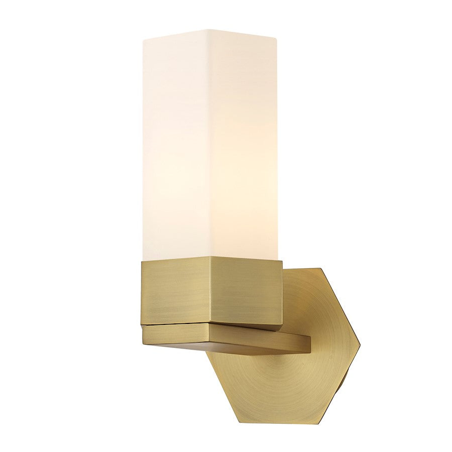 Innovations Claverack 1 Lt 9" Wall Sconce, BB/White