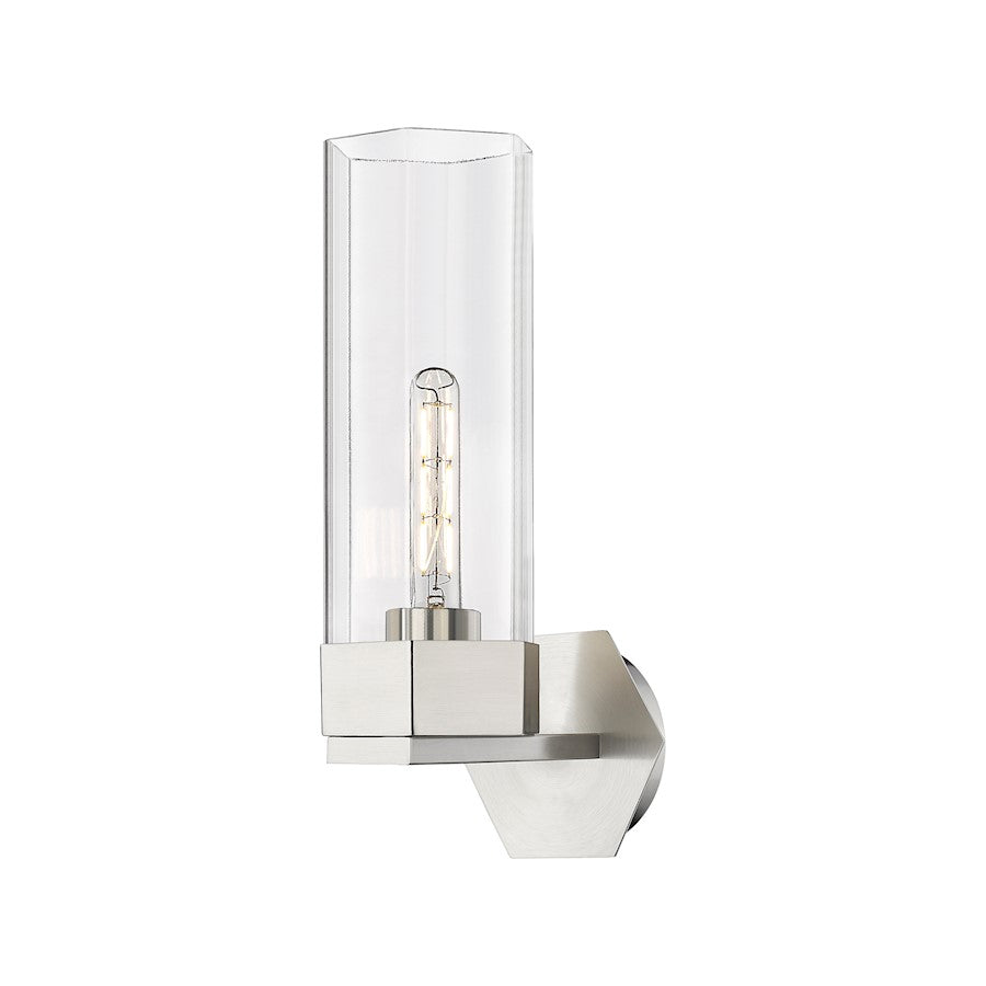 Innovations Claverack 1 Lt 14" Wall Sconce, SN/Clear